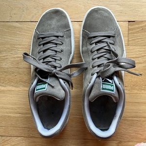 Mens Puma Sneakers - grey suede